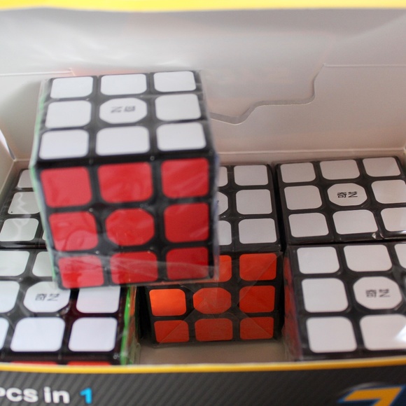 Speed Cube, [6 Pack] 3x3x3 56mm Full Size Magic Cube Set, Easy Turning Toys NEW - Picture 15 of 16